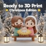 Nativity Set Christmas 3D Printing