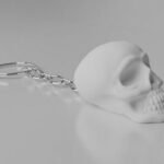 Skull Keychain Digital 3d Printing File