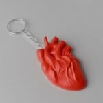REAL HEART Keychain Stl 3d Printing File