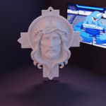 Cruz Com Rosto De Jesus