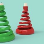 Christmas Tree Candelabrum 3D Printing
