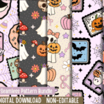 Halloween Seamless Pattern Bundle