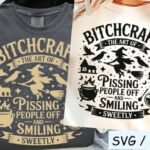 Bitchcraft Funny Halloween PNG,Sarcastic