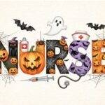 Nurse Halloween Spooky Nurse Fall PNG