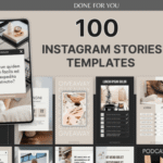 100 Instagram Stories, Canva Templates