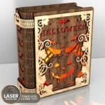 Halloween Book Lantern - Night Light