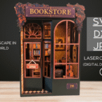 Book Nook: Svg - Dxf - Jpg Laser Cut
