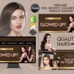 Hair Premade Website Banner
