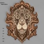 Multilayered Mandala Lion Cut Files