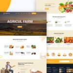 Agriculture & Organic Food Websites Templates