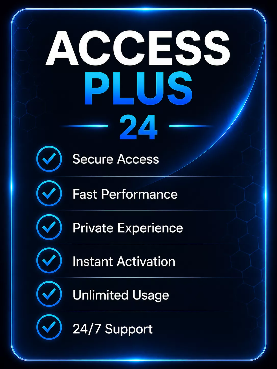 PREMIUM ACCESS (1) ACCESS PLUS 24 - Image 1