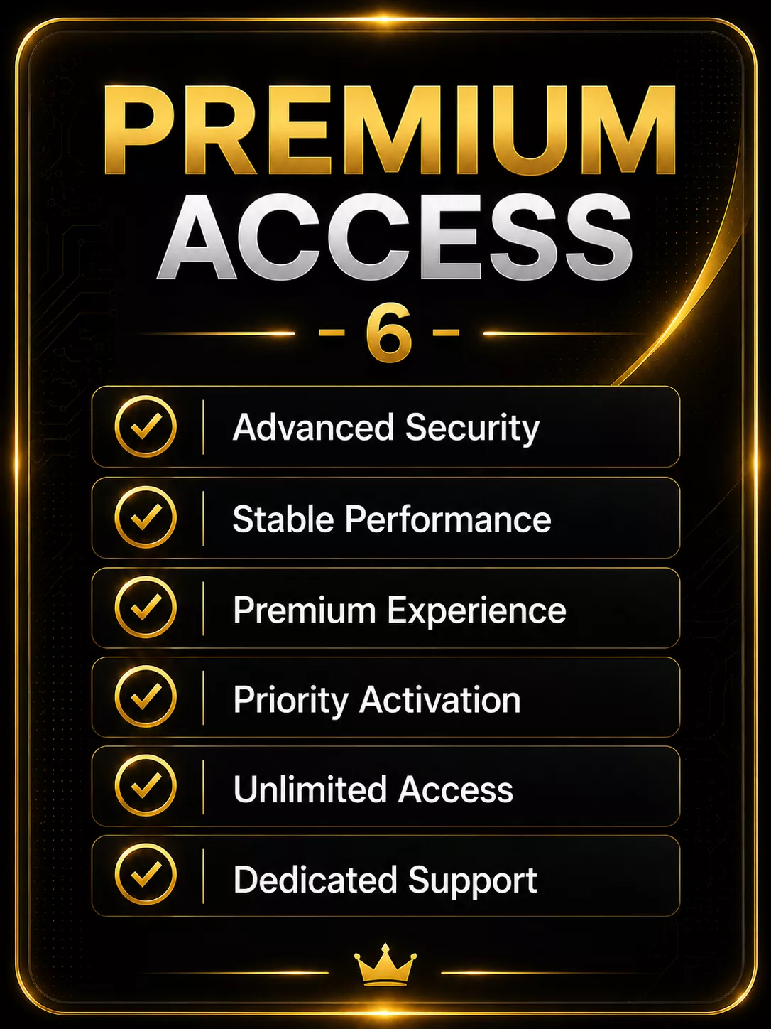 PREMIUM ACCESS (9) PPREMIUM ACCESS 6 - Image 1